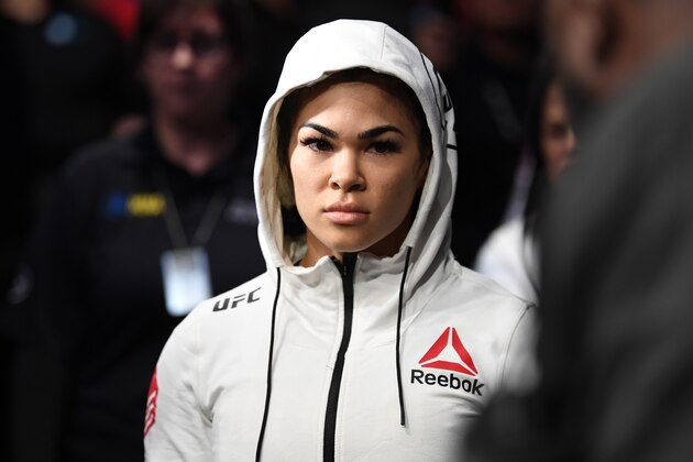 NEW YORK, NY - JANUARY 19:  Rachael Ostovich walks to the Octagon prior to her women's flyweight bout against Paige VanZant during the UFC Fight Night event at the Barclays Center on January 19, 2019 in the Brooklyn borough of New York City. (Photo by Josh Hedges/Zuffa LLC/Zuffa LLC via Getty Images)