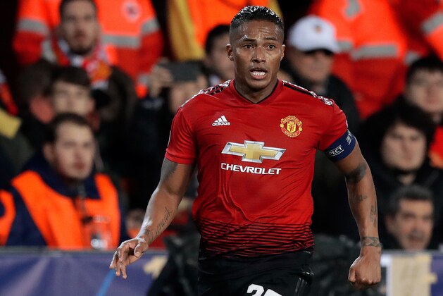 VALENCIA, SPAIN - DECEMBER 12: Antonio Valencia of Manchester United  during the UEFA Champions League  match between Valencia v Manchester United at the Estadio de Mestalla on December 12, 2018 in Valencia Spain (Photo by Jeroen Meuwsen/Soccrates/Getty Images)
