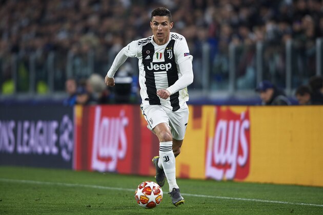 TURIN, ITALY - MARCH 12: Cristiano Ronaldo of Juventus in action during the UEFA Champions League Round of 16 Second Leg match between Juventus and Club Atletico de Madrid at Allianz Stadium on March 12, 2019 in Turin, Italy. (Photo by Quality Sport Images/Getty Images)