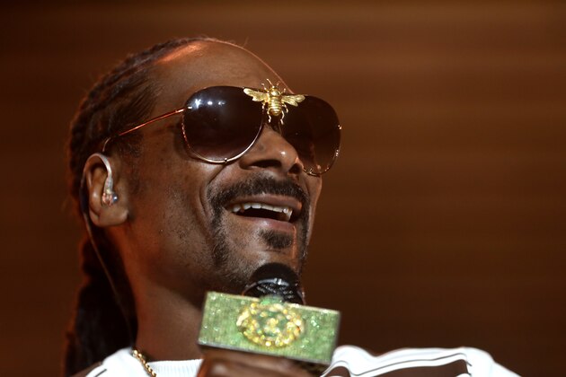 Snoop Dogg performs at the Essence Music Festival in New Orleans, Friday, July 6, 2018. (AP Photo/Gerald Herbert)
