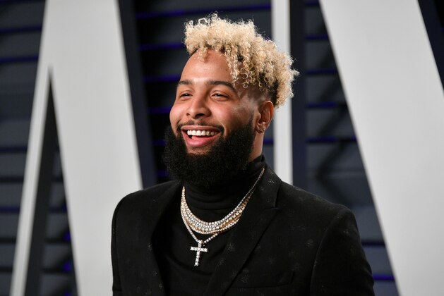 BEVERLY HILLS, CA - FEBRUARY 24:  Odell Beckham Jr. attends the 2019 Vanity Fair Oscar Party hosted by Radhika Jones at Wallis Annenberg Center for the Performing Arts on February 24, 2019 in Beverly Hills, California.  (Photo by Dia Dipasupil/Getty Images)
