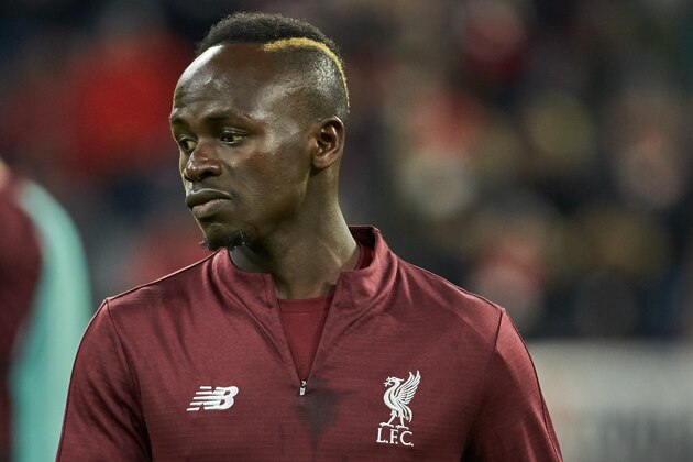 MUNICH, GERMANY - MARCH 13: Sadio Mane of Liverpool looks on during the UEFA Champions League Round of 16 Second Leg match between FC Bayern Muenchen and Liverpool at Allianz Arena on March 13, 2019 in Munich, Germany. (Photo by TF-Images/Getty Images)