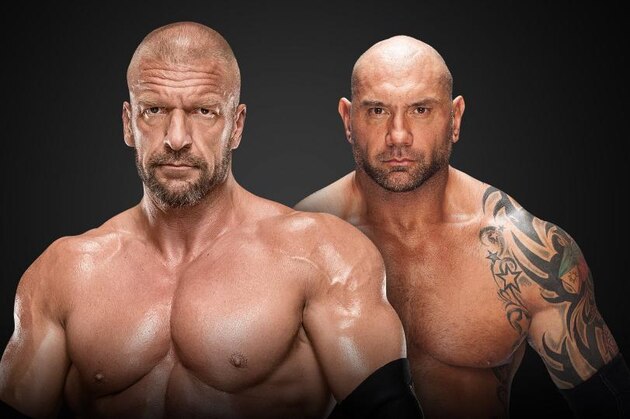Triple H and Batista.