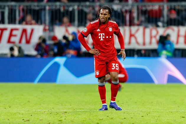 MUNICH, GERMANY - MARCH 13: Renato Sanches of Bayern Muenchen looks dejected after the UEFA Champions League Round of 16 Second Leg match between FC Bayern Muenchen and Liverpool at Allianz Arena on March 13, 2019 in Munich, Germany. (Photo by TF-Images/Getty Images)