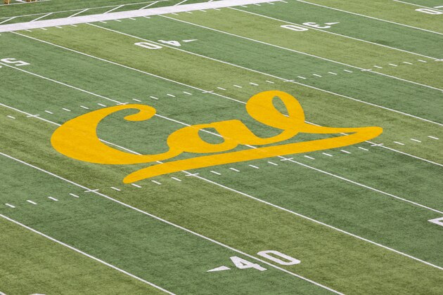 BERKELEY, CA - DECEMBER 1:  A general view of the field and the Cal logo in Memorial Stadium on the day of the 121st Big Game played between the California Golden Bears and the Stanford Cardinal football teams on December 1, 2018 at the University of California in Berkeley, California.  (Photo by David Madison/Getty Images)