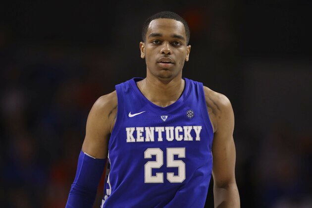 Kentucky forward PJ Washington against Florida during an NCAA college basketball game Saturday, Feb. 2, 2019, in Gainesville, Fla. Kentucky defeated Florida 65-54. (AP Photo/Matt Stamey)