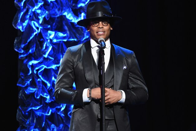 ATLANTA, GA - JANUARY 31:  Cam Newton presents onstage at the 2019 Super Bowl Gospel Celebration at Atlanta Symphony Hall on January 31, 2019 in Atlanta, Georgia.  (Photo by Rick Diamond/Getty Images for BET)