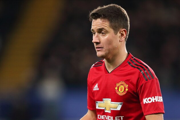 LONDON, ENGLAND - FEBRUARY 18: Ander Herrera of Manchester United during the FA Cup Fifth Round match between Chelsea and Manchester United at Stamford Bridge on February 18, 2019 in London, United Kingdom. (Photo by James Williamson - AMA/Getty Images)