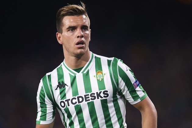 SEVILLE, SPAIN - FEBRUARY 21: Giovani Lo Celso of Real Betis reacts during the UEFA Europa League Round of 32 Second Leg match between Real Betis v Stade Rennais at Estadio Benito Villamarin on February 21, 2019 in Seville, Spain. (Photo by Aitor Alcalde Colomer/Getty Images)