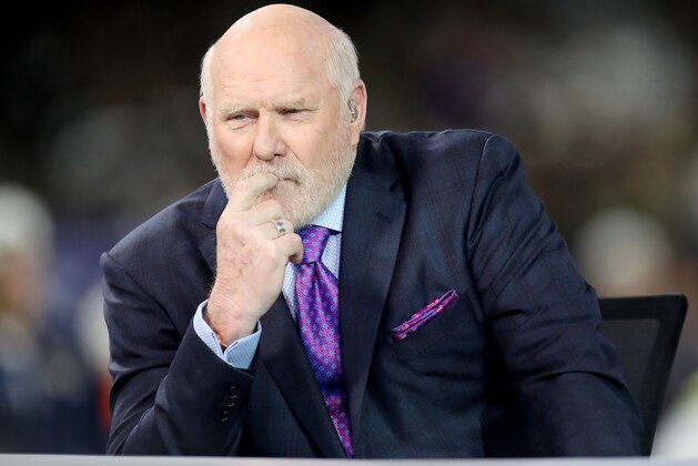 NEW ORLEANS, LOUISIANA - JANUARY 20: Commenter Terry Bradshaw looks on prior to the NFC Championship game between the Los Angeles Rams and the New Orleans Saints at the Mercedes-Benz Superdome on January 20, 2019 in New Orleans, Louisiana. (Photo by Chris Graythen/Getty Images)