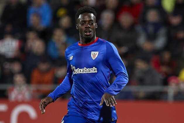 GIRONA, SPAIN - MARCH 29: Inaki Williams of Athletic Club during the La Liga match between Girona FC and Athletic Club at Montilivi Stadium on March 29, 2019 in Girona, Spain. (Photo by Quality Sport Images/Getty Images)