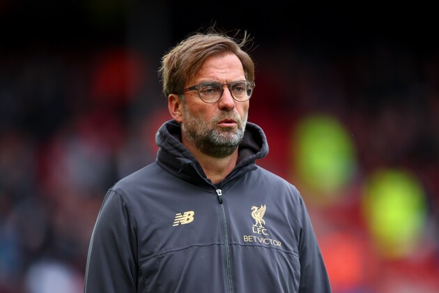 LIVERPOOL, ENGLAND - MARCH 31: Jurgen Klopp manager / head coach of Liverpool during the Premier League match between Liverpool FC and Tottenham Hotspur at Anfield on March 31, 2019 in Liverpool, United Kingdom. (Photo by Robbie Jay Barratt - AMA/Getty Images)