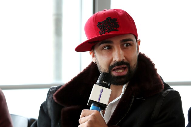 LONDON, ENGLAND - MARCH 18: Paulie Malignaggi speaks during the BT Sport Boxing and Ultimate Boxxer Press Conference at BT Tower on March 18, 2019 in London, England. BT Sport will broadcast the Ultimate Boxxer Series live on TV and YouTube starting on Friday 10th May from The O2. (Photo by Jack Thomas/Getty Images)