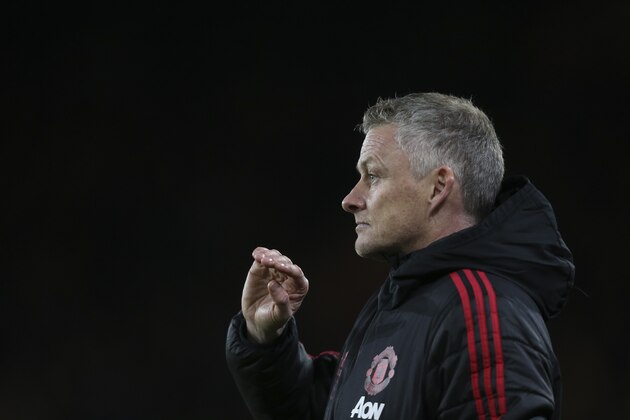 WOLVERHAMPTON, ENGLAND - APRIL 02: Ole Gunnar Solskjaer the manager / head coach of Manchester United during the Premier League match between Wolverhampton Wanderers and Manchester United at Molineux on April 2, 2019 in Wolverhampton, United Kingdom. (Photo by James Baylis - AMA/Getty Images)