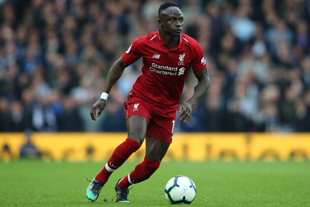LIVERPOOL, ENGLAND - MARCH 31: Sadio Mane of Liverpool FC runs with the ball during the Premier League match between Liverpool FC and Tottenham Hotspur at Anfield on March 31, 2019 in Liverpool, United Kingdom. (Photo by Alex Livesey - Danehouse/Getty Images)