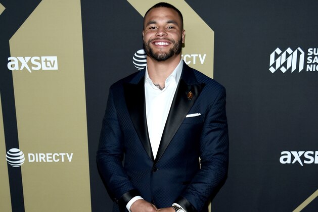 ATLANTA, GA - FEBRUARY 02:  Dak Prescott attends DIRECTV Super Saturday Night 2019 at Atlantic Station on February 2, 2019 in Atlanta, Georgia.  (Photo by Dimitrios Kambouris/Getty Images for DIRECTV)