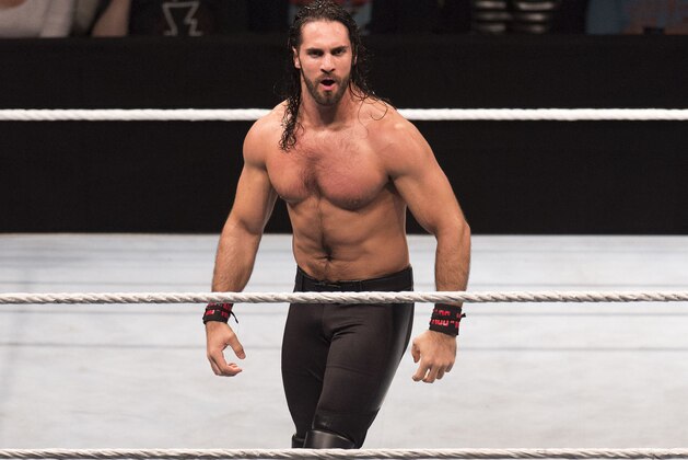 COLOGNE, GERMANY - NOVEMBER 07: Seth Rollins  during the WWE Live Show at Lanxess Arena on November 7, 2018 in Cologne, Germany. (Photo by Marc Pfitzenreuter/Getty Images)