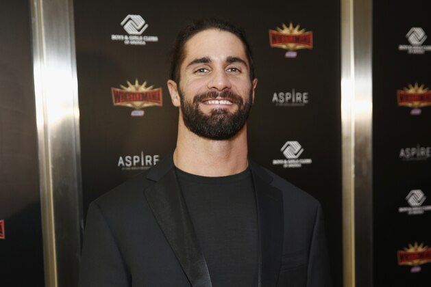NEW YORK, NEW YORK - APRIL 05: WWE Superstar Seth Rollins attends the WWE Superstars For Hope Reception on April 05, 2019 in New York City. (Photo by Brian Ach/Getty Images for WWE)
