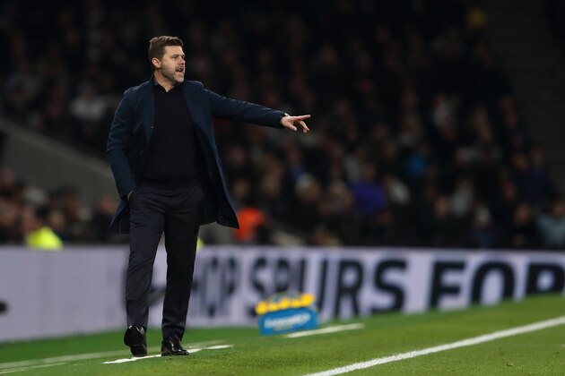 LONDON, ENGLAND - APRIL 03: Tottenham manager \ head coach Mauricio Pochettino during the Premier League match between Tottenham Hotspur and Crystal Palace at Tottenham Hotspur Stadium on April 3, 2019 in London, United Kingdom. (Photo by James Williamson - AMA/Getty Images)