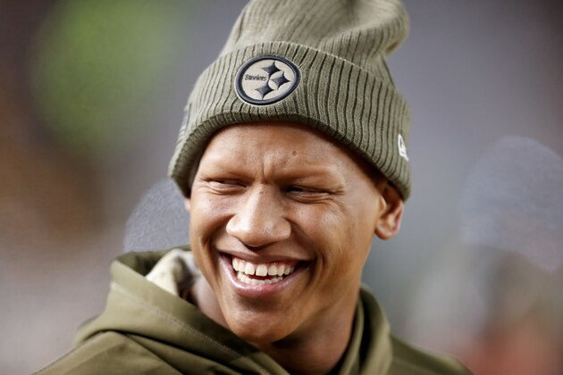 Pittsburgh Steelers linebacker Ryan Shazier (50) during an NFL football game against the Carolina Panthers, Thursday, Nov. 8, 2018, in Pittsburgh. (AP Photo/Keith Srakocic) Pittsburgh Steelers linebacker Ryan Shazier (50) during an NFL football game against the Carolina Panthers, Thursday, Nov. 8, 2018, in Pittsburgh. (AP Photo/Keith Srakocic)