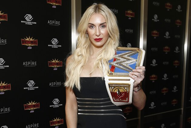 NEW YORK, NEW YORK - APRIL 05: WWE Superstar Charlotte Flair attends the WWE Superstars For Hope Reception on April 05, 2019 in New York City. (Photo by Brian Ach/Getty Images for WWE)