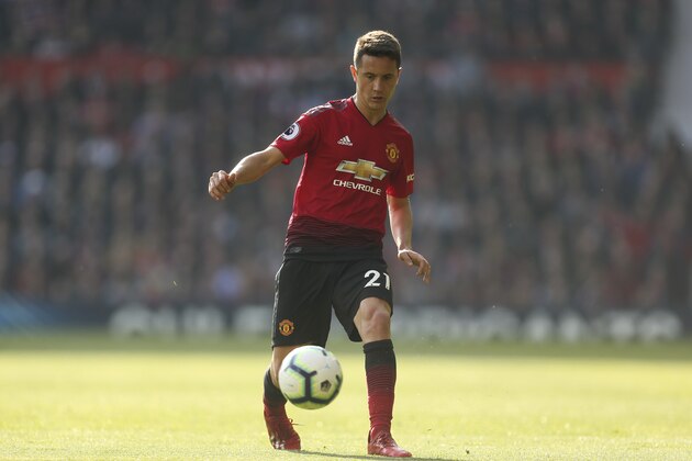 MANCHESTER, ENGLAND - MARCH 30: Ander Herrera of Manchester United during the Premier League match between Manchester United and Watford FC at Old Trafford on March 30, 2019 in Manchester, United Kingdom. (Photo by James Baylis - AMA/Getty Images)