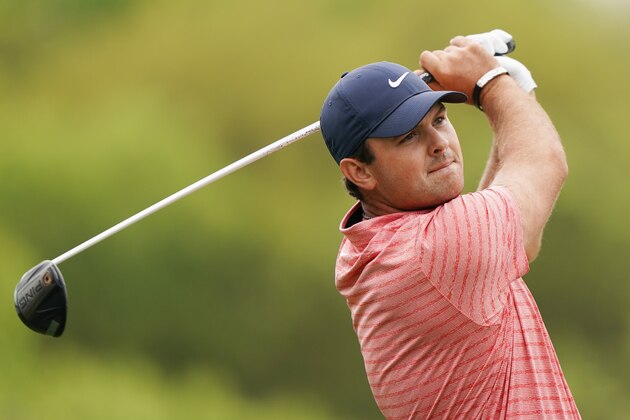 AUSTIN, TEXAS - MARCH 29: Patrick Reed of the United States plays his shot from the third tee in his match against Sergio Garcia of Spain during the third round of the World Golf Championships-Dell Technologies Match Play at Austin Country Club on March 29, 2019 in Austin, Texas. (Photo by Darren Carroll/Getty Images)