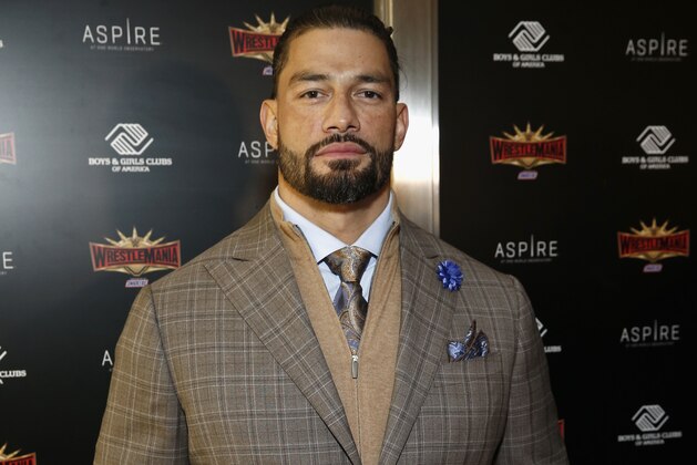 NEW YORK, NEW YORK - APRIL 05: WWE Superstar Roman Reigns attends the WWE Superstars For Hope Reception on April 05, 2019 in New York City. (Photo by Brian Ach/Getty Images for WWE)