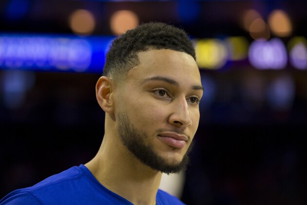 PHILADELPHIA, PA - APRIL 15: Ben Simmons #25 of the Philadelphia 76ers looks on after the game against the Brooklyn Nets in Game Two of Round One of the 2019 NBA Playoffs at the Wells Fargo Center on April 15, 2019 in Philadelphia, Pennsylvania. NOTE TO USER: User expressly acknowledges and agrees that, by downloading and or using this photograph, User is consenting to the terms and conditions of the Getty Images License Agreement. (Photo by Mitchell Leff/Getty Images) PHILADELPHIA, PA - APRIL 15: Ben Simmons #25 of the Philadelphia 76ers looks on after the game against the Brooklyn Nets in Game Two of Round One of the 2019 NBA Playoffs at the Wells Fargo Center on April 15, 2019 in Philadelphia, Pennsylvania. NOTE TO USER: User expressly acknowledges and agrees that, by downloading and or using this photograph, User is consenting to the terms and conditions of the Getty Images License Agreement. (Photo by Mitchell Leff/Getty Images)