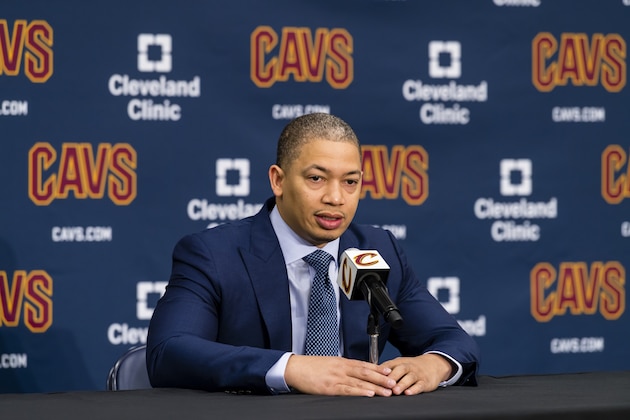 INDEPENDENCE, OH - SEPTEMBER 24: Head coach Tyronn Lue of the Cleveland Cavaliers on Media Day at Cleveland Clinic Courts on September 24, 2018 in Independence, Ohio. NOTE TO USER: User expressly acknowledges and agrees that, by downloading and/or using this photograph, user is consenting to the terms and conditions of the Getty Images License Agreement. (Photo by Jason Miller/Getty Images)
