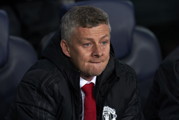 BARCELONA, SPAIN - APRIL 16: Ole Gunnar Solskjaer Manager of Manchester United looks on prior to the UEFA Champions League Quarter Final second leg match between FC Barcelona and Manchester United at Camp Nou on April 16, 2019 in Barcelona, Spain. (Photo by Quality Sport Images/Getty Images)