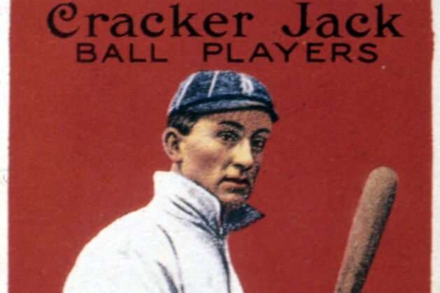 CHICAGO, IL - 1914: Ty Cobb appears on a Cracker Jack card issued in 1914 in Chicago, Illinois.   (Photo Reproduction by Transcendental Graphics/Getty Images)