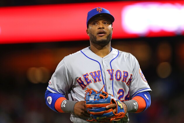 PHILADELPHIA, PA - APRIL 16: Robinson Cano #24 of the New York Mets in action against the Philadelphia Phillies during a game at Citizens Bank Park on April 16, 2019 in Philadelphia, Pennsylvania. (Photo by Rich Schultz/Getty Images)