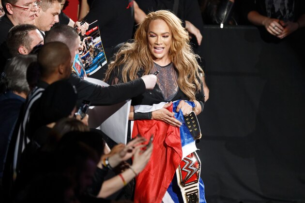 PARIS, FRANCE - MAY 19:  Nia Jax attends WWE Live AccorHotels Arena Popb Paris Bercy on May 19, 2018 in Paris, France.  (Photo by Sylvain Lefevre/Getty Images)