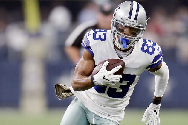 Dallas Cowboys wide receiver Terrance Williams (83) carries the ball during an NFL football game against the Kansas City Chiefs, Sunday, Nov. 5, 2017, in Arlington, Texas. (AP Photo/Brandon Wade)