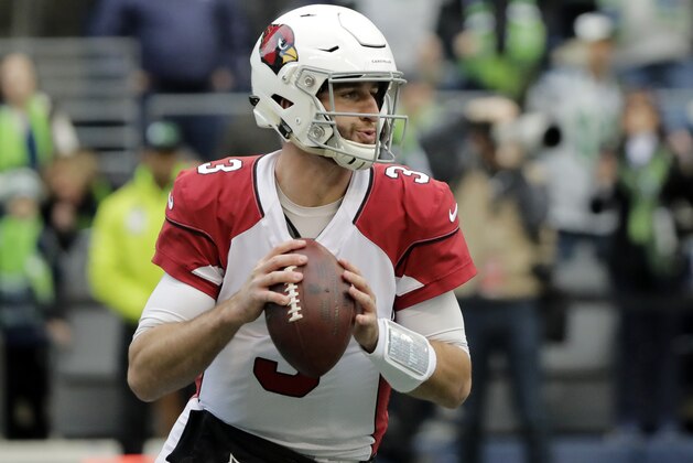 Arizona Cardinals quarterback Josh Rosen drops back to pass against the Seattle Seahawks during the first half of an NFL football game, Sunday, Dec. 30, 2018, in Seattle. (AP Photo/Ted S. Warren)