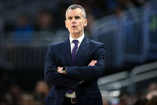 MILWAUKEE, WISCONSIN - APRIL 10:  Head coach Billy Donovan of the Oklahoma City Thunder looks on in the first quarter against the Milwaukee Bucks at the Fiserv Forum on April 10, 2019 in Milwaukee, Wisconsin. NOTE TO USER: User expressly acknowledges and agrees that, by downloading and or using this photograph, User is consenting to the terms and conditions of the Getty Images License Agreement. (Photo by Dylan Buell/Getty Images)