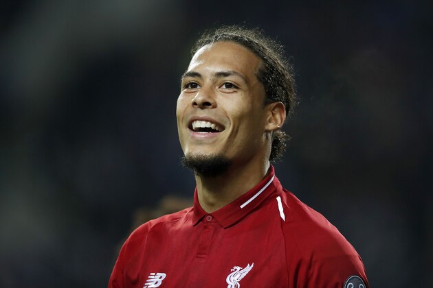 Virgil van Dijk of Liverpool FC during the UEFA Champions League quarter final match between FC Porto and Liverpool FC at Estadio do Dragao on April 17, 2019 in Porto, Portugal(Photo by VI Images via Getty Images)