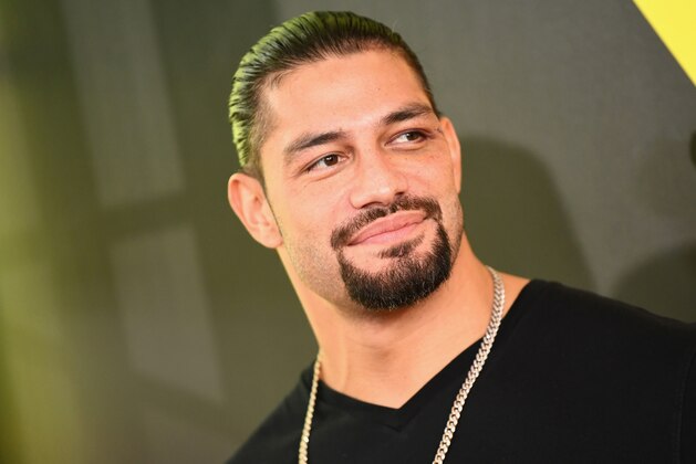 SANTA MONICA, CA - JULY 19:  Wrestler Roman Reigns attends the Nickelodeon Kids' Choice Sports 2018 at Barker Hangar on July 19, 2018 in Santa Monica, California.  (Photo by Emma McIntyre/Getty Images)