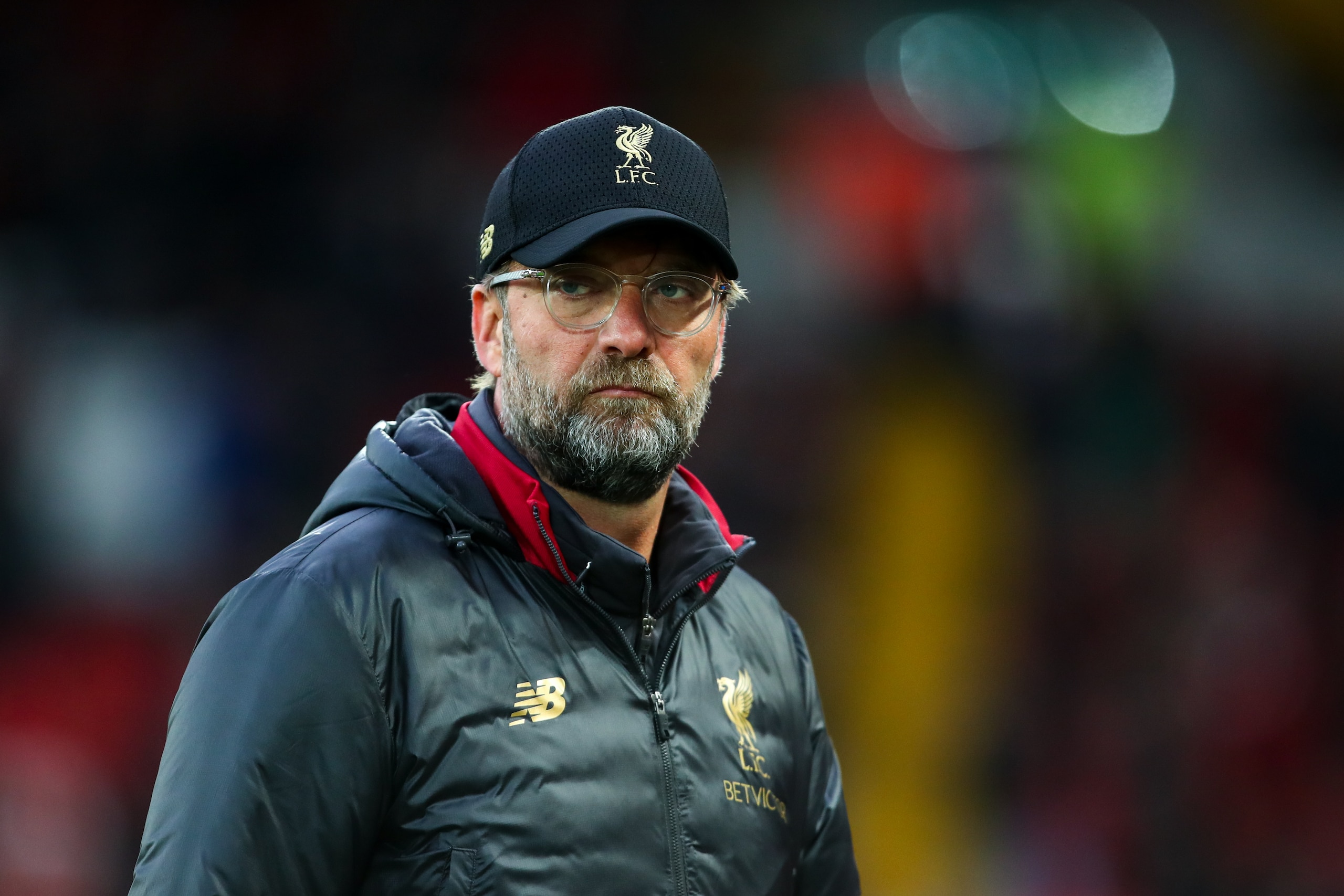 LIVERPOOL, ENGLAND - APRIL 26: Jurgen Klopp manager / head coach of Liverpool during the Premier League match between Liverpool FC and Huddersfield Town at Anfield on April 26, 2019 in Liverpool, United Kingdom. (Photo by Robbie Jay Barratt - AMA/Getty Images)