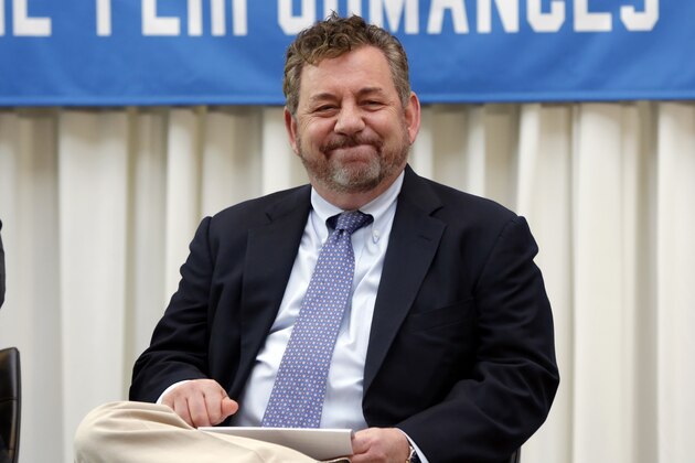 Madison Square Garden Chairman & CEO James Dolan attends the ceremony marking Billy Joel's 100th performance at New York's Madison Square Garden, Wednesday, July 18, 2018. (AP Photo/Richard Drew)