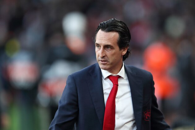 LONDON, ENGLAND - MAY 02: Arsenal manager \ Head coach Unai Emery during the UEFA Europa League Semi Final First Leg match between Arsenal and Valencia at Emirates Stadium on May 2, 2019 in London, England. (Photo by James Williamson - AMA/Getty Images)