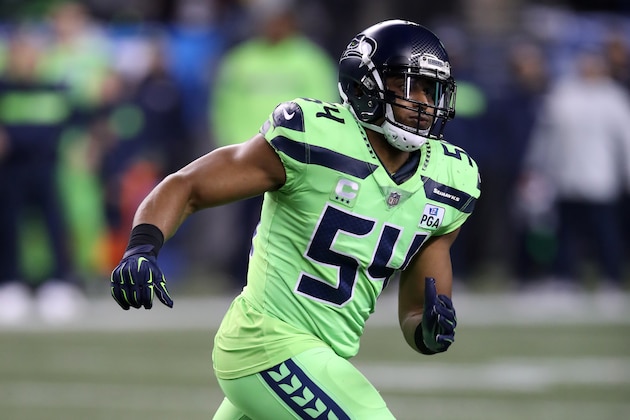 SEATTLE, WA - DECEMBER 10:  Bobby Wagner #54 of the Seattle Seahawks in action during the game against the Minnesota Vikings at CenturyLink Field on December 10, 2018 in Seattle, Washington.  The Seahawks defeated the Vikings 21-7.  (Photo by Rob Leiter/Getty Images)