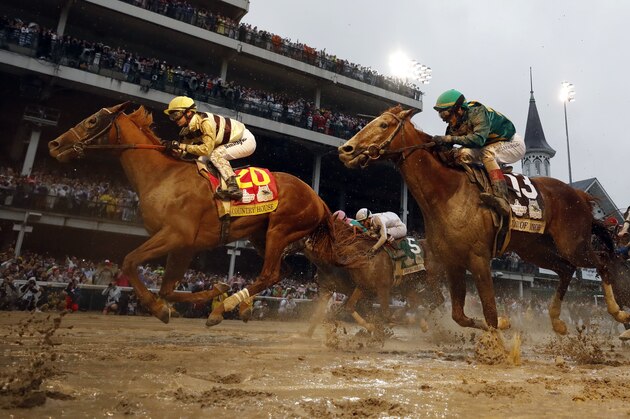 Flavien Prat rides Country House to victory during the 145th running of the Kentucky Derby horse race at Churchill Downs Saturday, May 4, 2019, in Louisville, Ky. Luis Saez on Maximum Security finished first but was disqualified. (AP Photo/Matt Slocum)