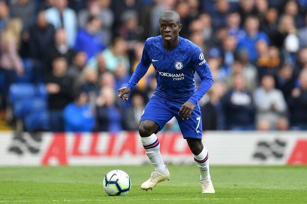 LONDON, ENGLAND - MAY 05:  Ngolo Kante of Chelsea during the Premier League match between Chelsea FC and Watford FC at Stamford Bridge on May 05, 2019 in London, United Kingdom. (Photo by Justin Setterfield/Getty Images)