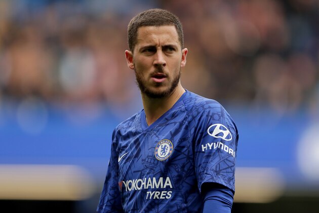 LONDON, ENGLAND - MAY 05: Eden Hazard of Chelsea in action during the Premier League match between Chelsea FC and Watford FC at Stamford Bridge on May 05, 2019 in London, United Kingdom. (Photo by Richard Heathcote/Getty Images)