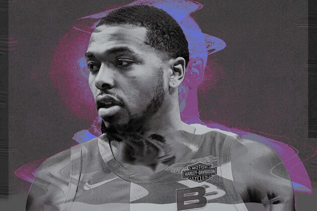 FILE - In this Feb. 9, 2019, file photo, Milwaukee Bucks' Sterling Brown warms up before the second half of an NBA basketball game against the Orlando Magic, in Milwaukee. Sterling Brown sincerely hopes his efforts to work alongside law enforcement on improving practices during arrests and stops will one day mean other black men don’t have to go through what he endured last year. Merely 13 months after being Tased by police in the wee hours at a Milwaukee Walgreen's, Brown knows he has an important responsibility to make a difference from his experience _ even if he might never trust police again. (AP Photo/Aaron Gash, File)