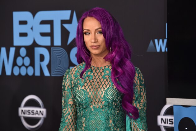LOS ANGELES, CA - JUNE 25:  Sasha Banks at the 2017 BET Awards at Microsoft Square on June 25, 2017 in Los Angeles, California.  (Photo by Alberto E. Rodriguez/Getty Images)