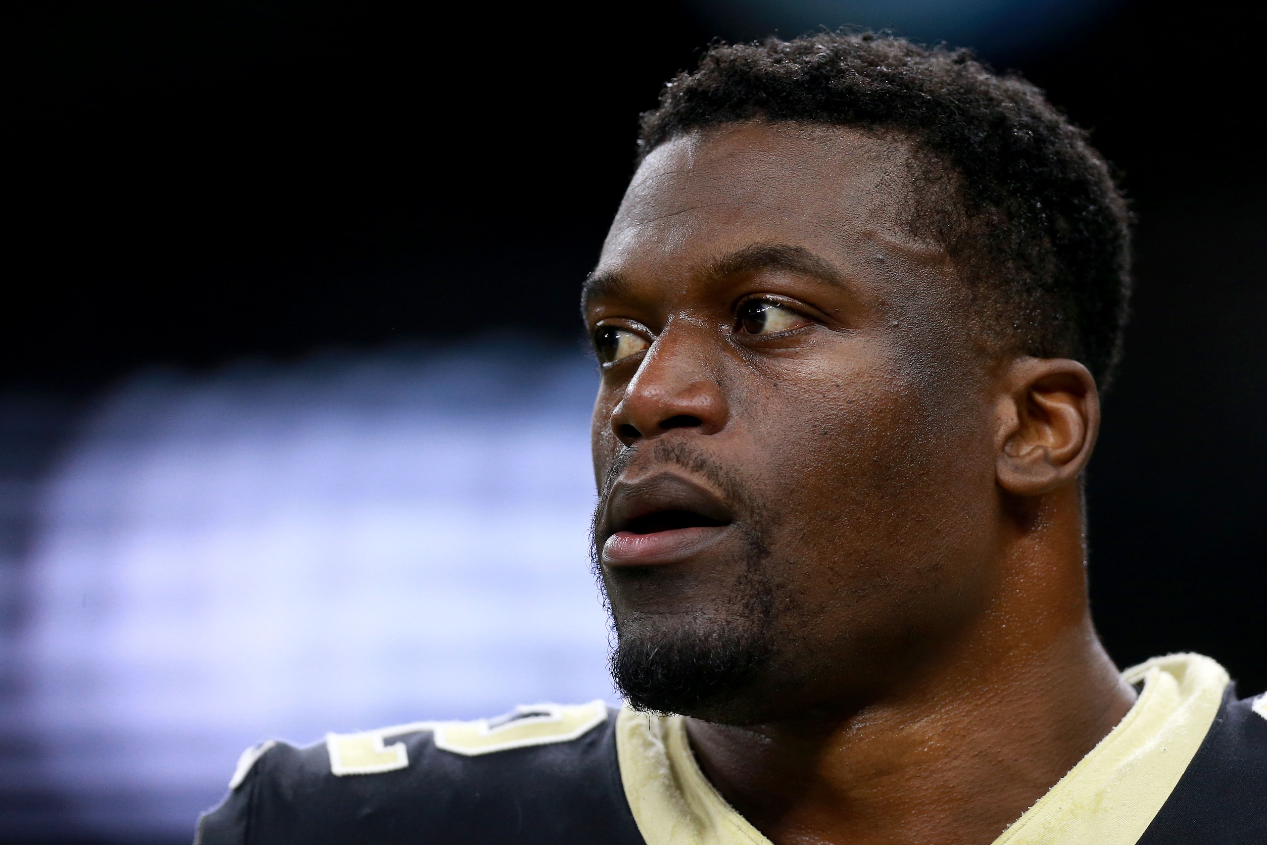 NEW ORLEANS, LOUISIANA - JANUARY 13: Benjamin Watson #82 of the New Orleans Saints stands on the field during the NFC Divisional Playoff against the Philadelphia Eagles at the Mercedes Benz Superdome on January 13, 2019 in New Orleans, Louisiana. (Photo by Sean Gardner/Getty Images)