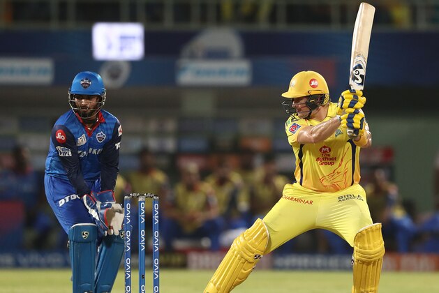 VISAKHAPATNAM, INDIA - MAY 10: Shane Watson of the Chennai Super Kings bats during the Indian Premier League IPL Qualifier Final match between the Delhi Capitals and the Chennai Super Kings at ACA-VDCA Stadium on May 10, 2019 in Visakhapatnam, India. (Photo by Robert Cianflone/Getty Images)